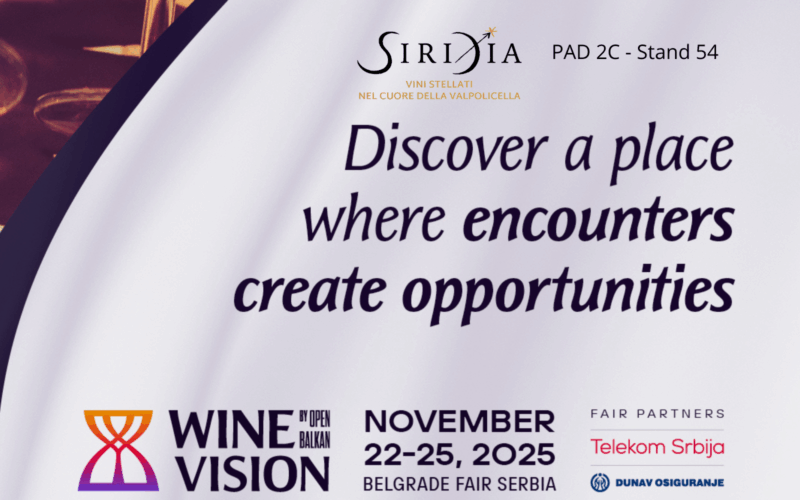 Siridia a Wine Vision by Open Balkan 2025