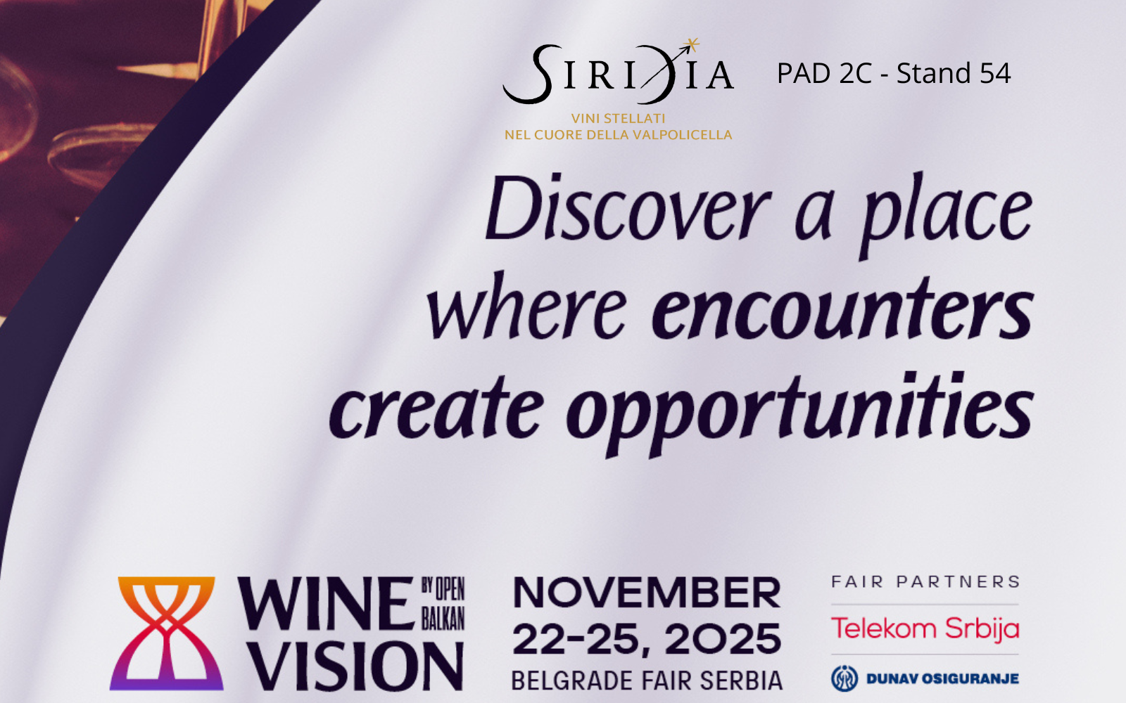 Siridia Winery at Wine Vision by Open Balkan 2025