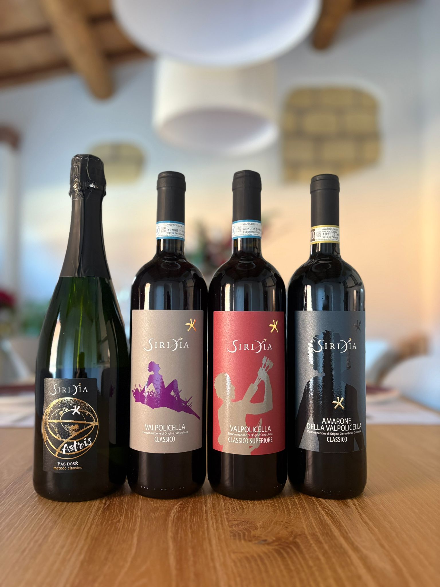 I vini Siridia per la degustazione Journey